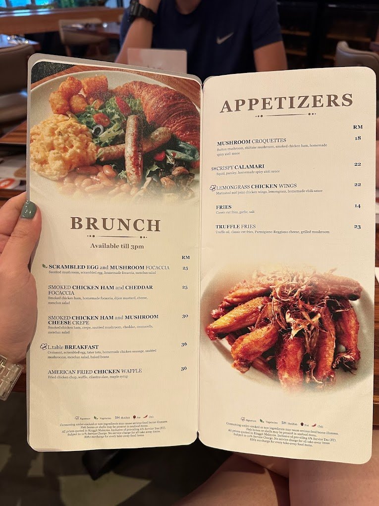 L.Table Menu